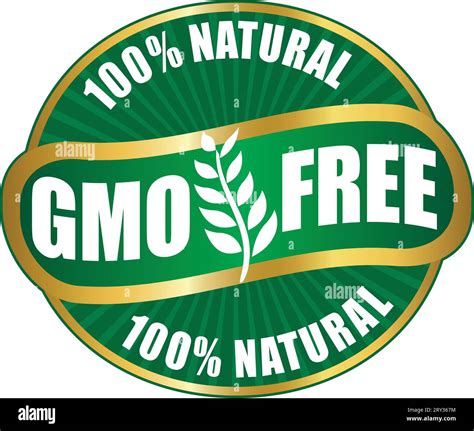 GMO free label.Vector Stock Vector Image & Art - Alamy