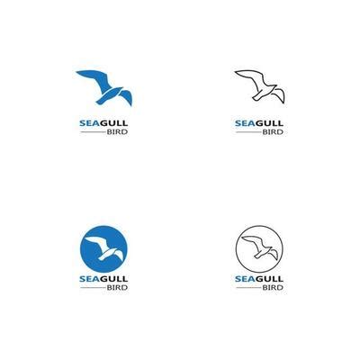 Seagull Logo Vector Art, Icons, and Graphics for Free Download