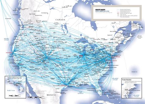 United Airlines Route Map Europe