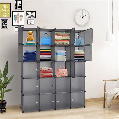 General 20 Cube Multifunctional Modular Stackable Clothing Storage with ...