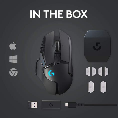 Buy Logitech G502 Lightspeed Wireless Gaming Mouse with Hero 25K Sensor ...