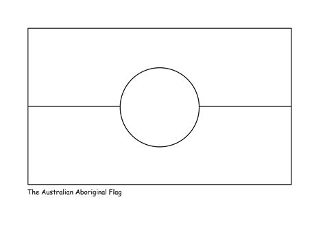 Australian aboriginal flag downloading and coloring for free