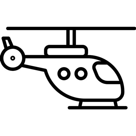 Flying Helicopter Vector SVG Icon - SVG Repo