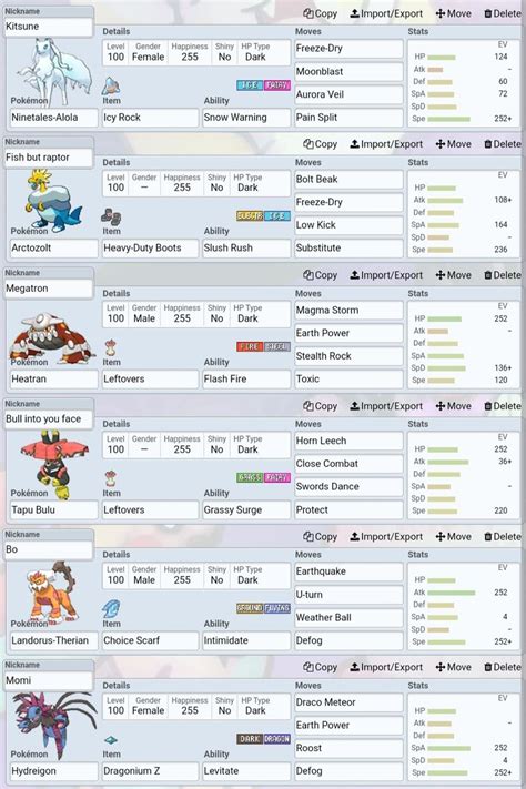 I find a team for Pokemon showdown :D | Fandom