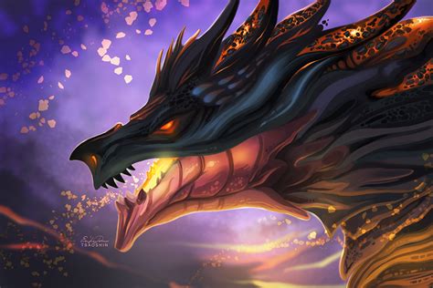 Magma Dragon by TsaoShin on DeviantArt