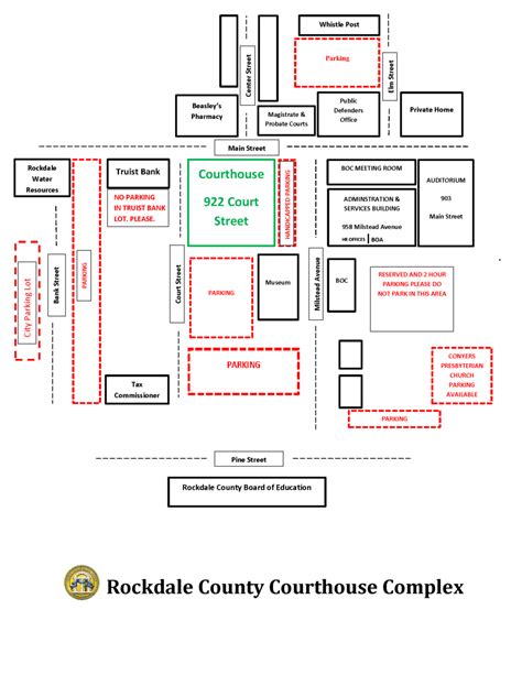 Courthouse Parking Map - Rockdale County Clerk of Superior and State Courts