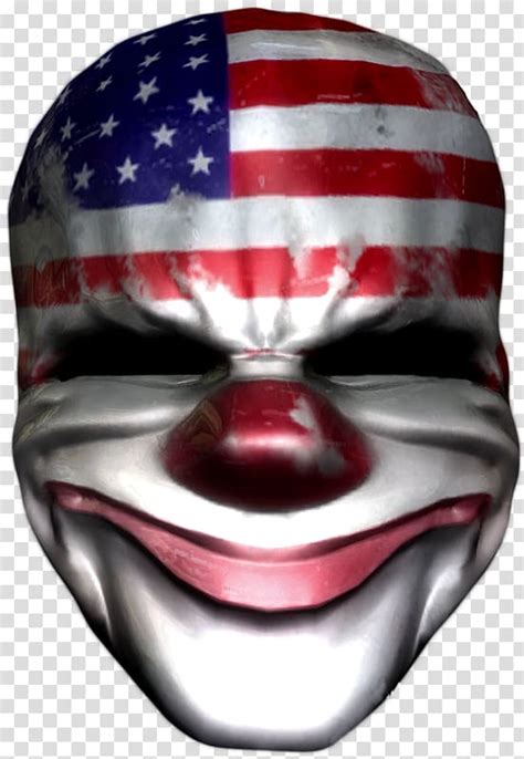 Payday 2 Payday: The Heist Team Fortress 2 Steam Mask, mask clown transparent background PNG ...