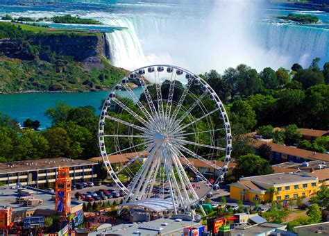 Ariel shot of Niagara Falls SkyWheel | clifton hill niagara falls | Flickr