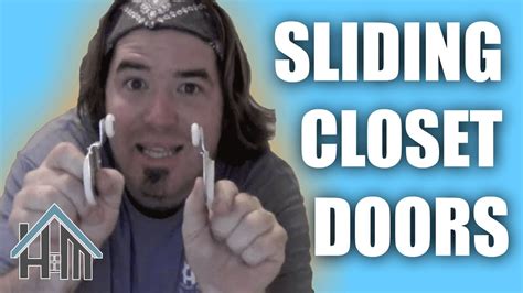 How to install, replace slider closet doors and track. Easy! Home Mender. - YouTube