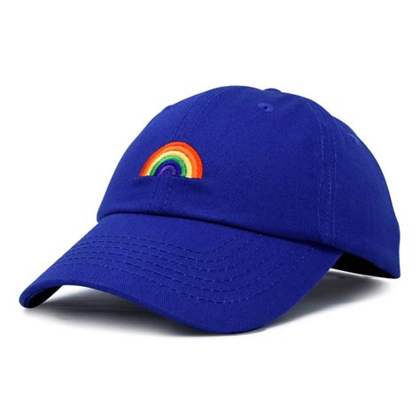 DALIX Rainbow Baseball Cap Womens Hats Cute Hat Soft Cotton Caps in Royal Blue - Walmart.com