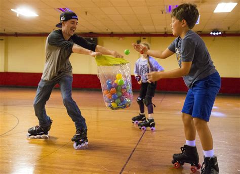 Roller-skating lesson No. 1: Take a lesson, or it might be a long day ...