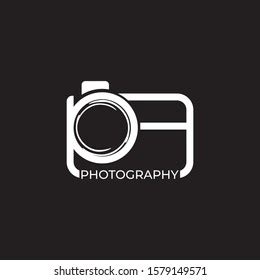 Photography Logo Design Vector Template Minimalist Stock Vector (Royalty Free) 1579149571 ...