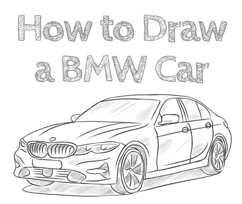 How to Draw a BMW Car - How to Draw Easy