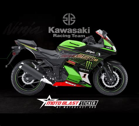 Modifikasi striping kawasaki ninja 250r karbu krt 2020 - MOTOBLAST