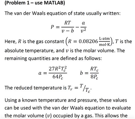 Van Der Waals Equation Calculator For Pressure - slidesharetrick