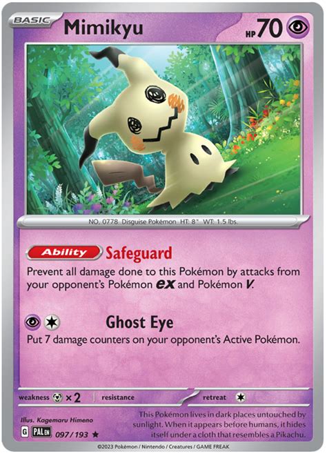 Mimikyu - Paldea Evolved #97 Pokemon Card