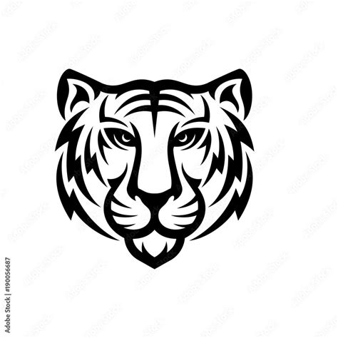 tigers logo design vector Stock Vector | Adobe Stock