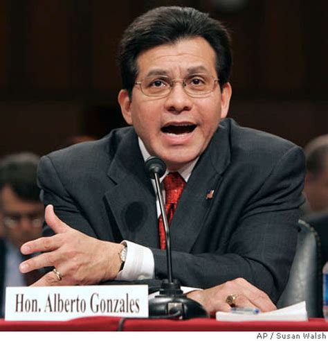 Gonzales fails to quell calls for resignation / Senate committee presses embattled attorney general