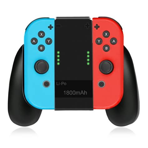 Nintendo Switch Joy-Con Charging Grip Accessory - Joy-Con Charger Comfort Grip Handle Controller ...