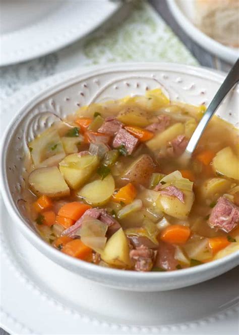 Easy Corned Beef And Cabbage Soup Recipe - Beef Poster