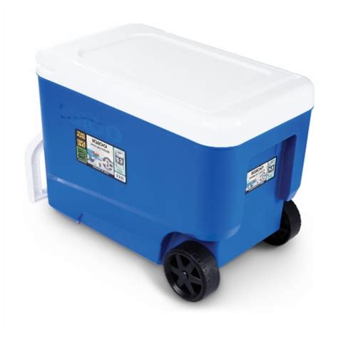 Igloo Wheeled Cooler - Blue, 38 qt - Kroger