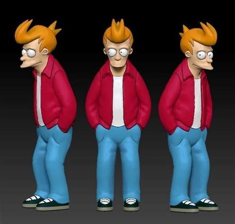 Fry Futurama 3D model 3D printable | CGTrader