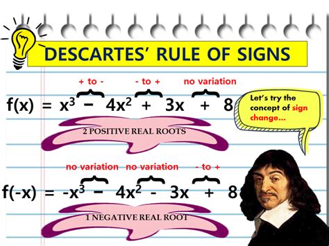 How to Use Descartes' Rule of Signs (With Examples) - Owlcation