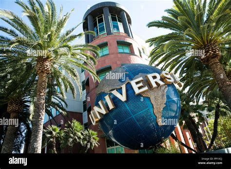 A logo sign outside of the headquarters of Universal Music Group in Santa Monica, California on ...