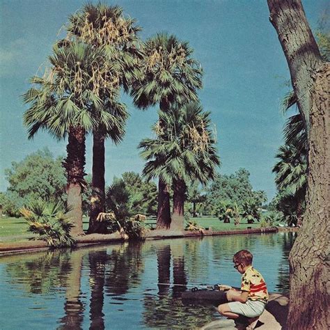 Fishing in the Encanto Park Lagoon in the 1960s, #Phoenix, #Arizona ...