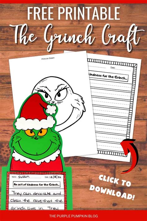 Free Printable Grinch Activity Pages