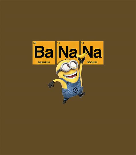 Despicable Me Minions Banana Elemental Square Happy Portrait Digital ...