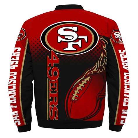 San Francisco 49ers bomber jacket winter coat gift for men -Jack sport ...