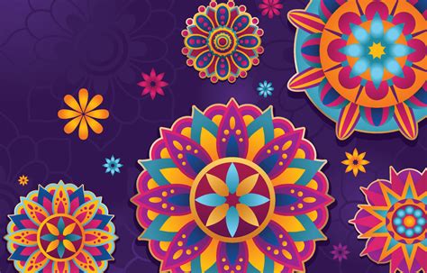 Diwali Festival With Indian Rangoli Background 13384650 Vector Art at Vecteezy