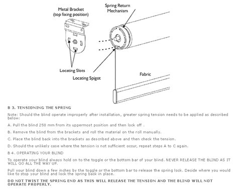 Operating Instructions for Blackout Blinds