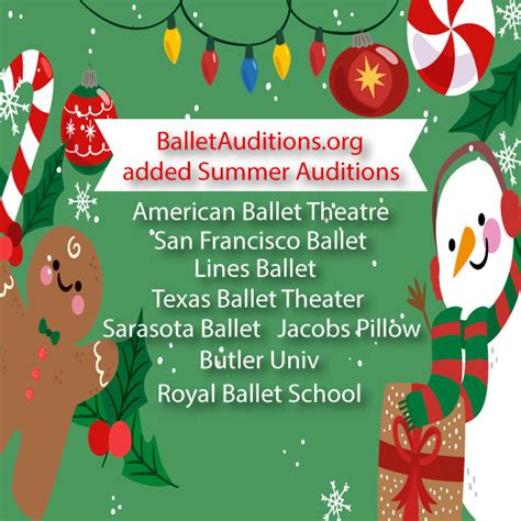 Ballet Auditions | Summer Companies Yearround Colleges