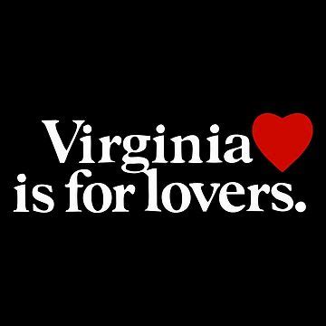 "Virginia is for Lovers" Sticker for Sale by kevzadevinca | Redbubble