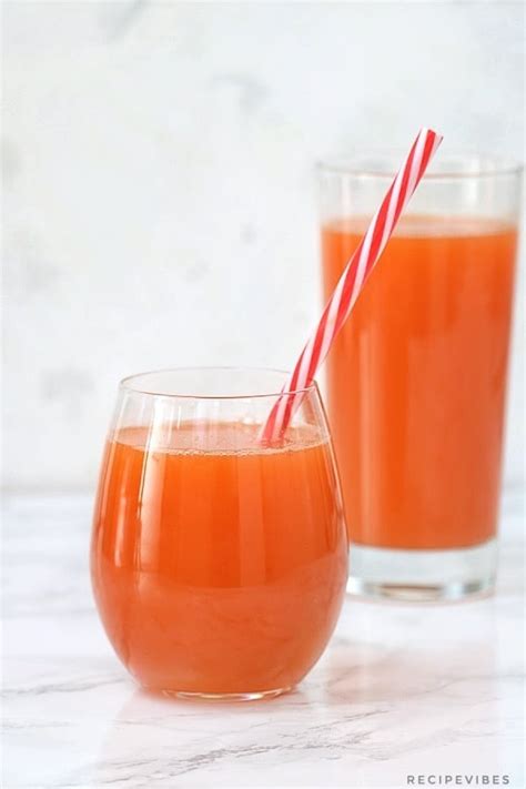 Easy Carrot Juice Recipe | How to Make Carrot Juice - Recipe Vibes