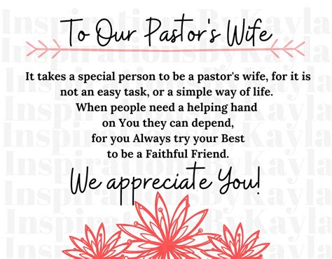 Pastor S Wife Pastor Appreciation Day Pastors Wife Appreciation Pastor Appreciation Poems ...