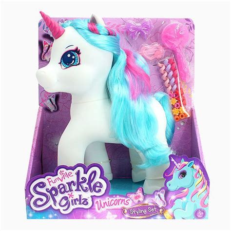 Sparkle Gilrz ... Unicorns Styling Set | Toy packaging, Unicorn toys, Sparkle