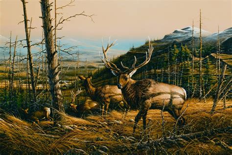 Passing Through | Terry redlin, Wildlife art, Terry redlin paintings