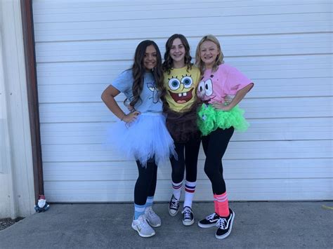 Spongebob Trio | Cute group halloween costumes, Halloween costumes ...