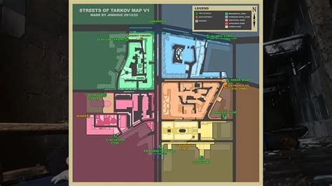 All exfil locations for Escape from Tarkov map Streets of Tarkov - Gamepur