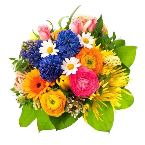 Beautiful bouquet of colorful spring ... | Stock image | Colourbox