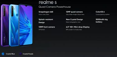 Realme 5 and Realme 5 Pro launched: Quad Cam, 5000mAh, SD 712 for P7k Price