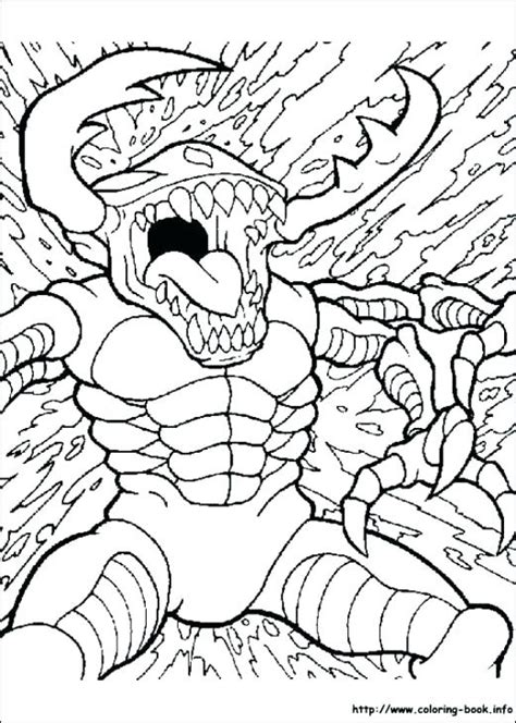 Scary Monster Coloring Pages at GetColorings.com | Free printable ...