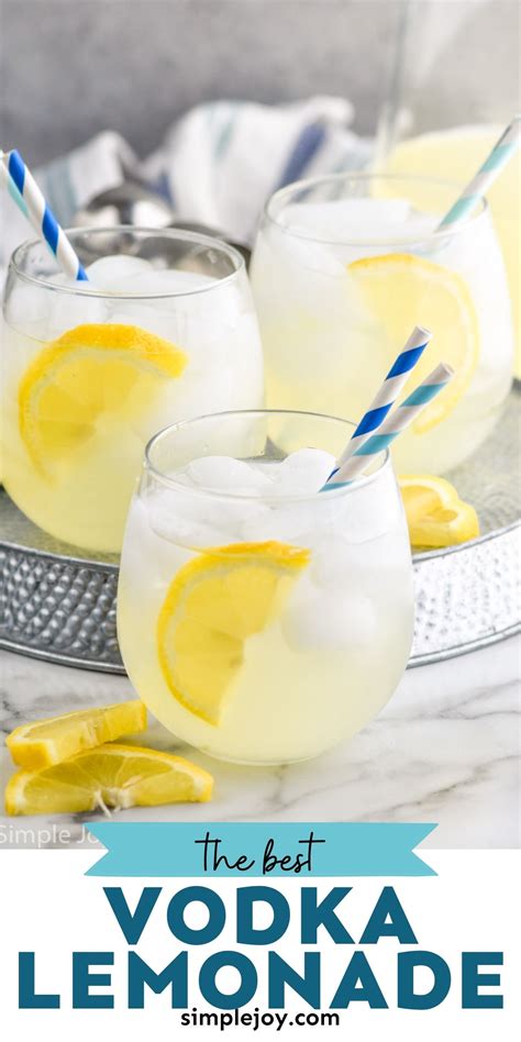 Vodka Lemonade - Simple Joy