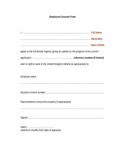 FREE 27+ Sample Consent Forms in PDF | MS Word | Excel