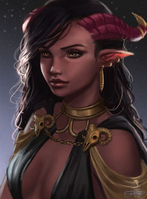 Pin on Tiefling - Faces Female