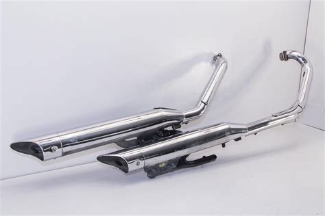 06 Honda VTX 1800 Exhaust Muffler Pipes *SCRAPE | eBay