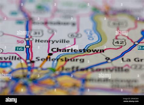 Charlestown indiana map hi-res stock photography and images - Alamy